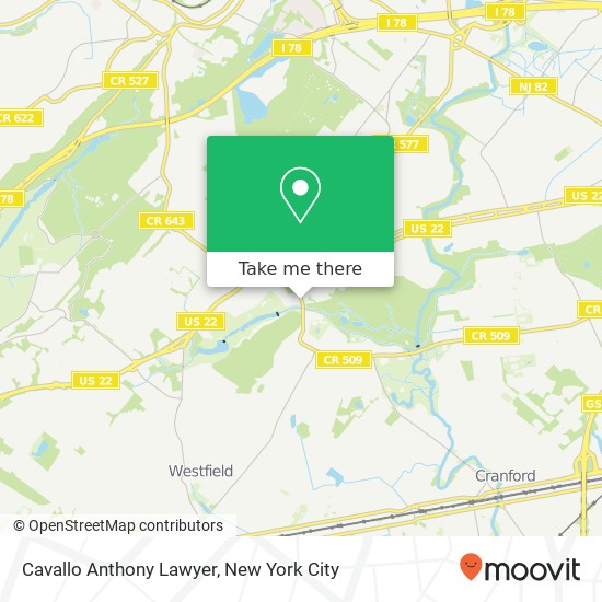 Cavallo Anthony Lawyer map