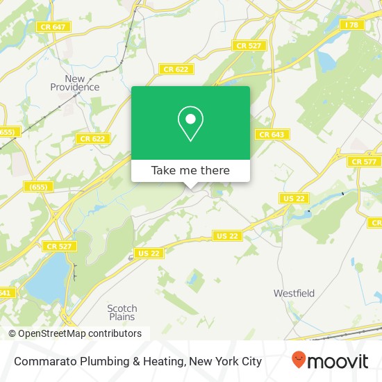 Mapa de Commarato Plumbing & Heating
