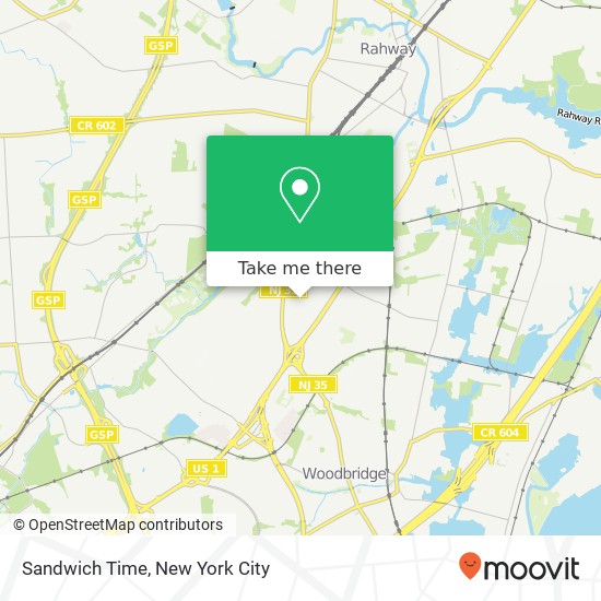 Sandwich Time map