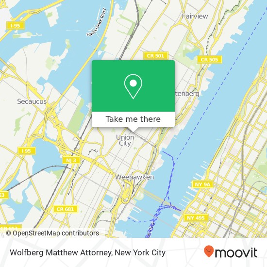 Mapa de Wolfberg Matthew Attorney