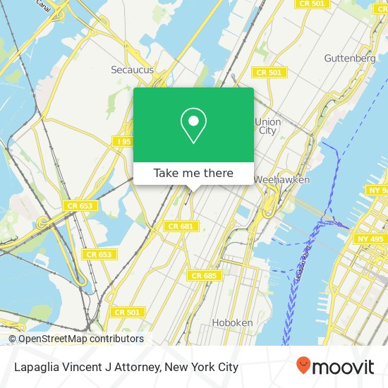 Lapaglia Vincent J Attorney map