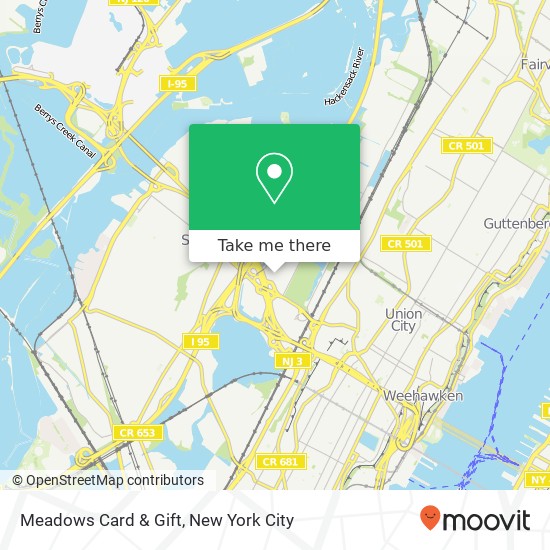 Meadows Card & Gift map