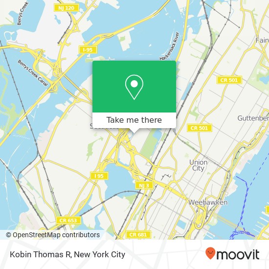 Kobin Thomas R map