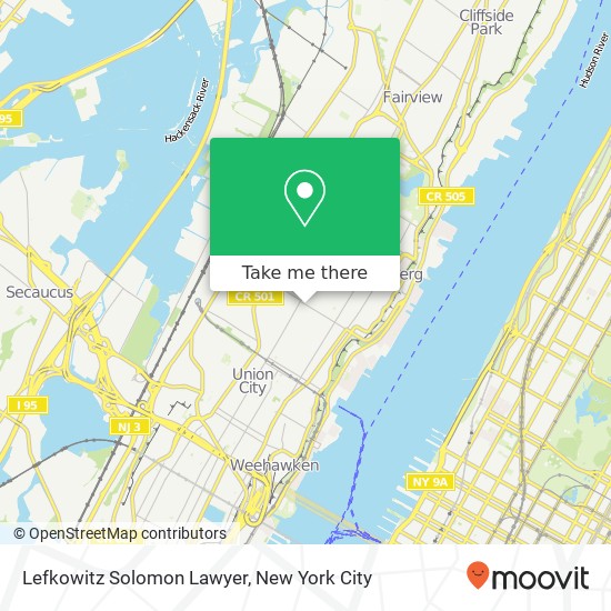 Mapa de Lefkowitz Solomon Lawyer