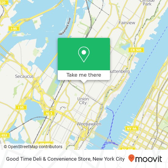 Mapa de Good Time Deli & Convenience Store