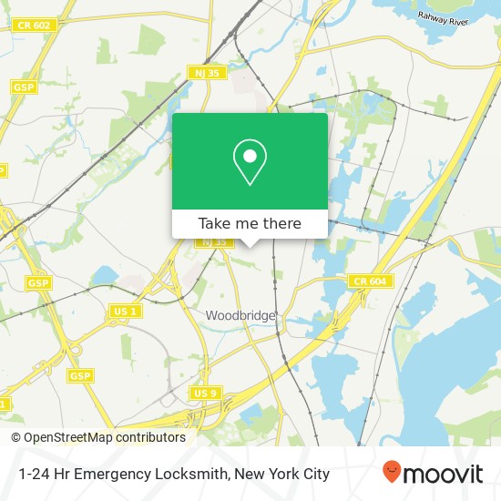 1-24 Hr Emergency Locksmith map