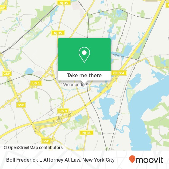 Boll Frederick L Attorney At Law map