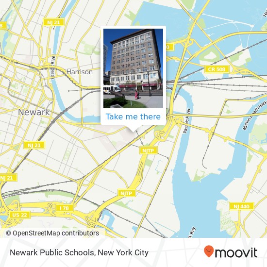 Mapa de Newark Public Schools