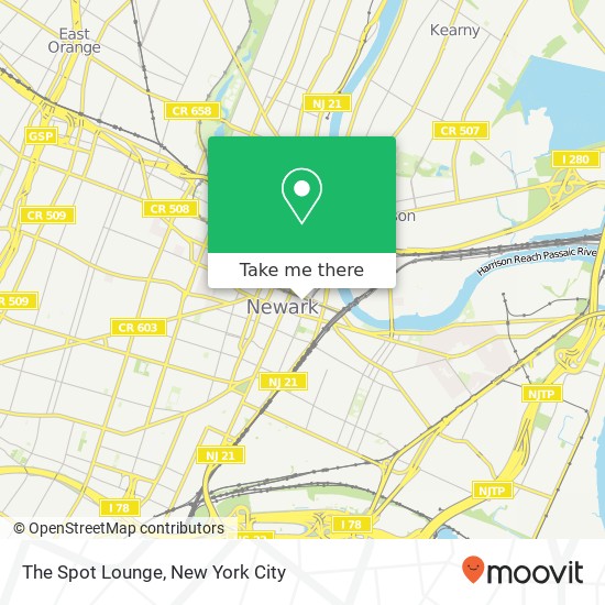 The Spot Lounge map