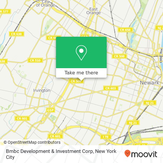 Bmbc Development & Investment Corp map