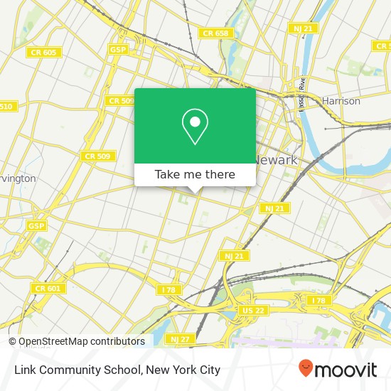 Link Community School map