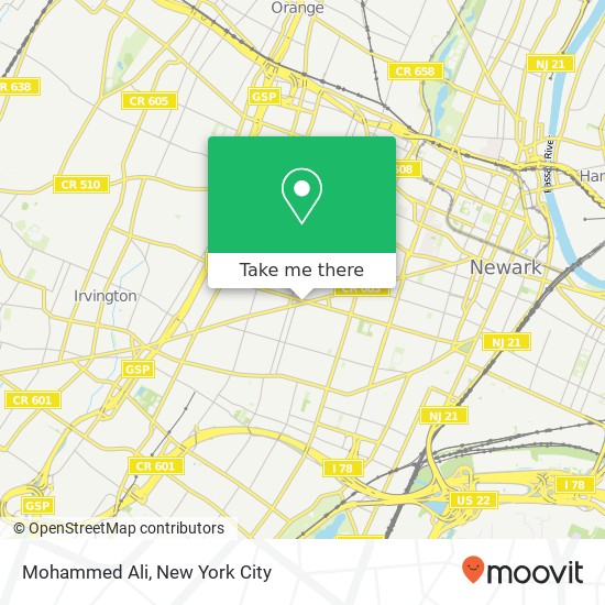 Mohammed Ali map
