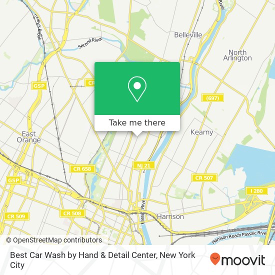 Best Car Wash by Hand & Detail Center map