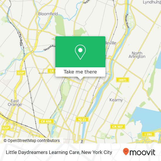 Little Daydreamers Learning Care map