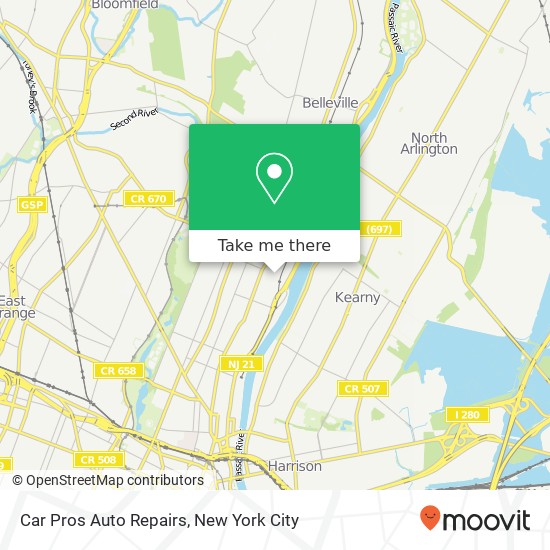 Car Pros Auto Repairs map