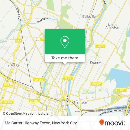 Mapa de Mc Carter Highway Exxon