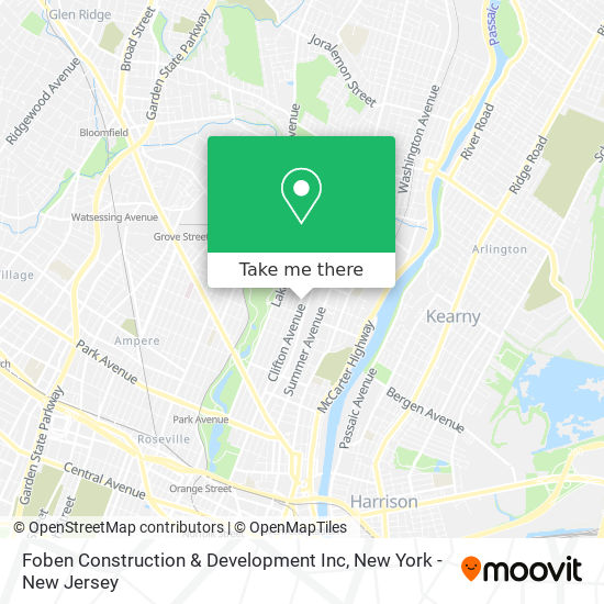Foben Construction & Development Inc map