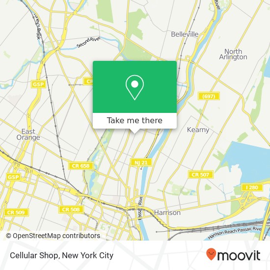 Mapa de Cellular Shop