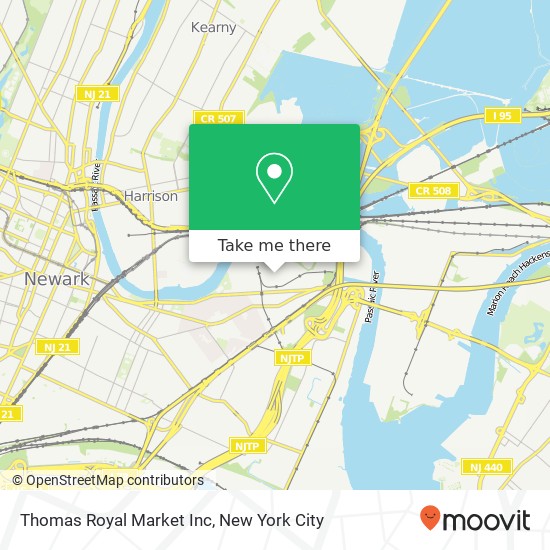 Thomas Royal Market Inc map