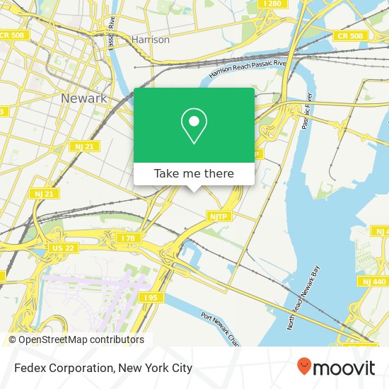Fedex Corporation map