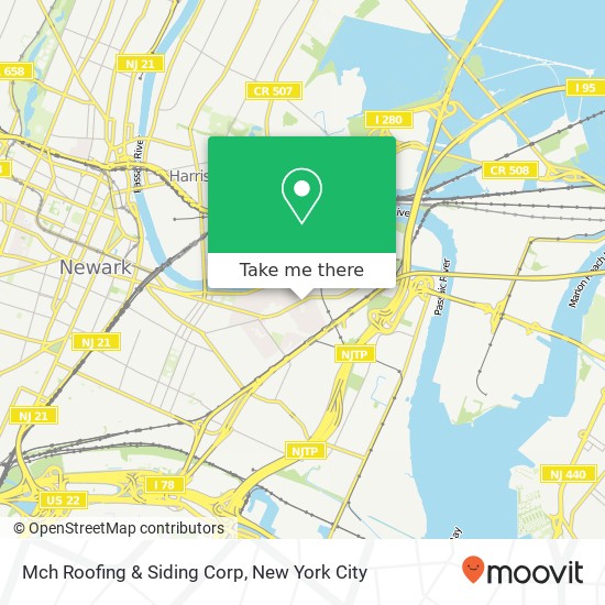 Mapa de Mch Roofing & Siding Corp