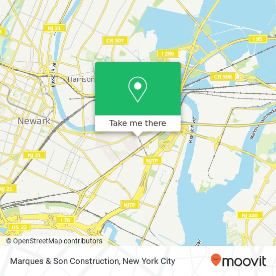 Marques & Son Construction map