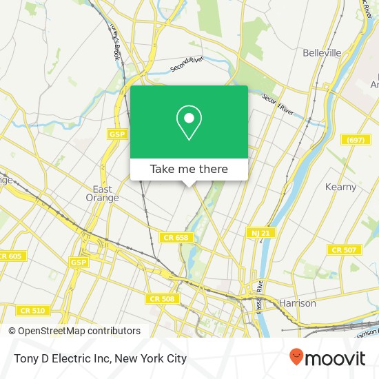 Tony D Electric Inc map