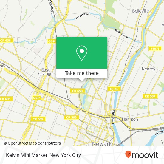 Mapa de Kelvin Mini Market