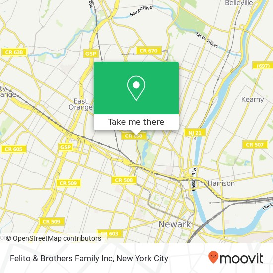 Felito & Brothers Family Inc map