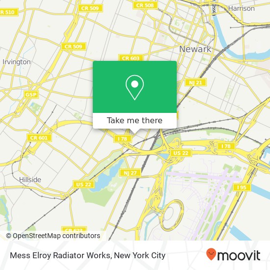 Mess Elroy Radiator Works map