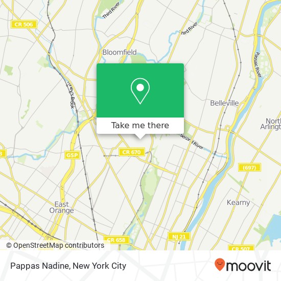 Mapa de Pappas Nadine