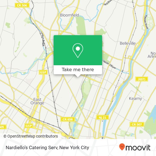 Nardiello's Catering Serv map