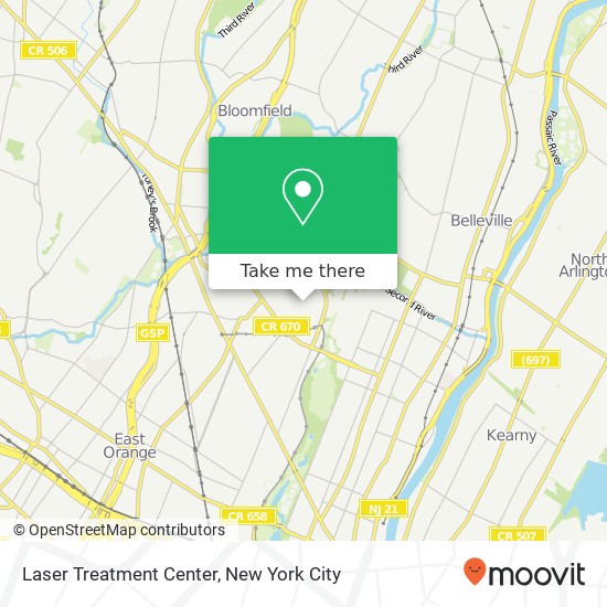 Mapa de Laser Treatment Center