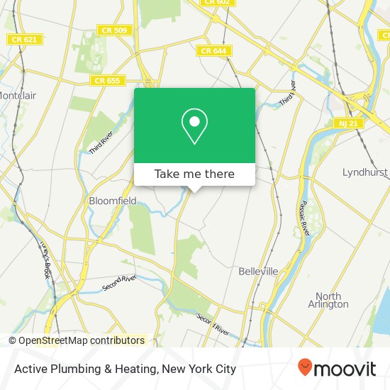 Active Plumbing & Heating map