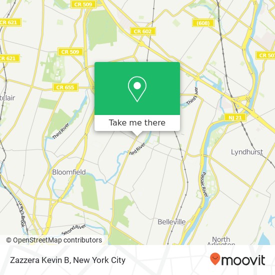Zazzera Kevin B map