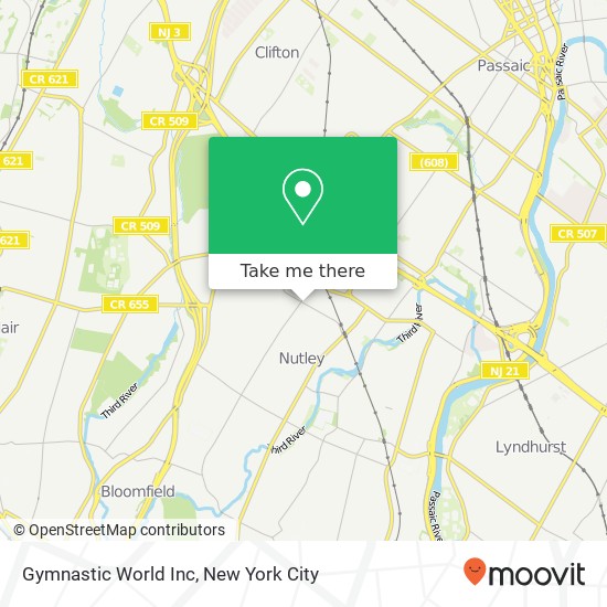 Gymnastic World Inc map