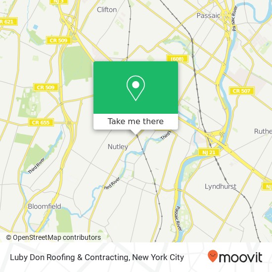 Luby Don Roofing & Contracting map