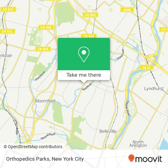 Orthopedics Parks map