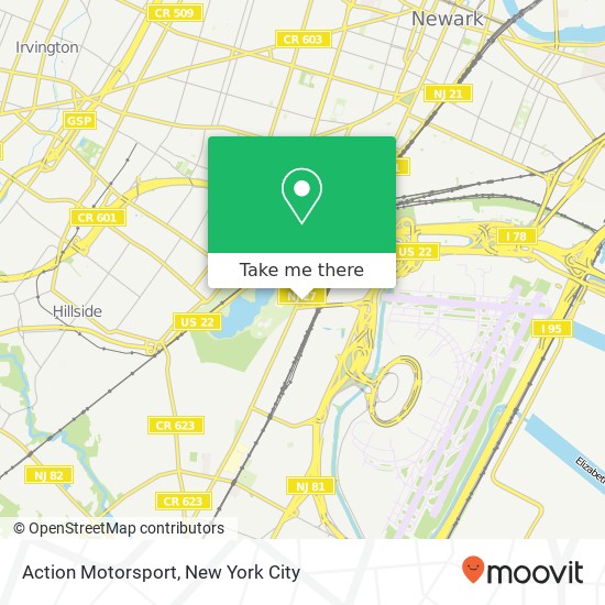 Action Motorsport map