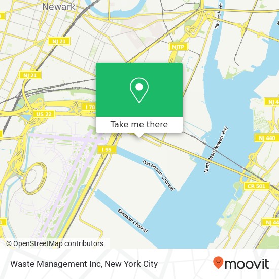 Mapa de Waste Management Inc