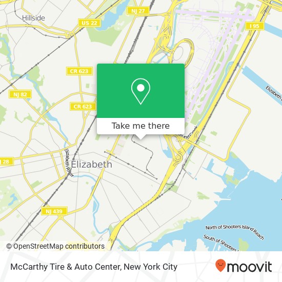 McCarthy Tire & Auto Center map