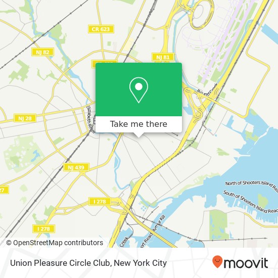 Union Pleasure Circle Club map