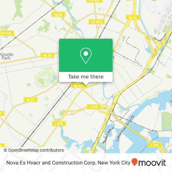 Nova Es Hvacr and Construction Corp map