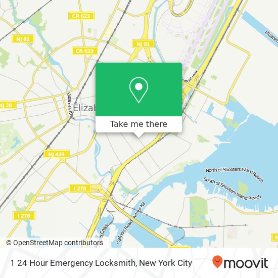 1 24 Hour Emergency Locksmith map