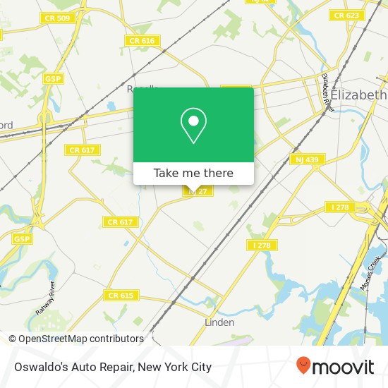 Oswaldo's Auto Repair map