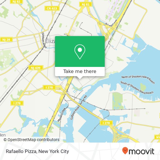 Mapa de Rafaello Pizza
