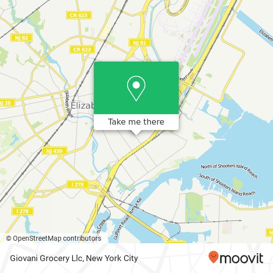 Giovani Grocery Llc map