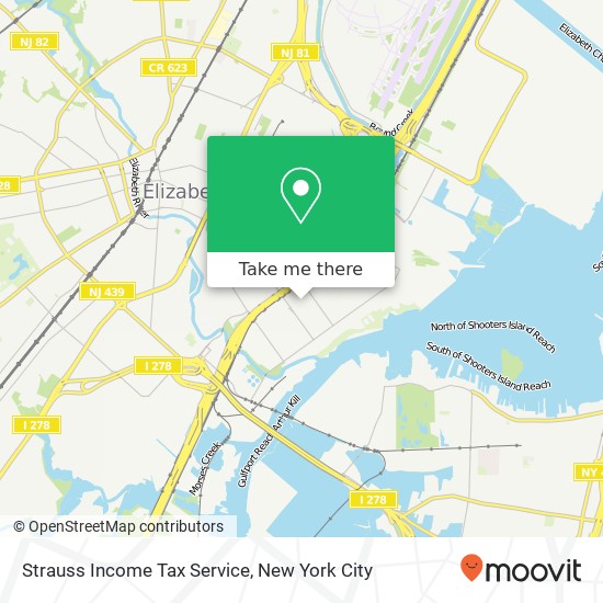 Strauss Income Tax Service map