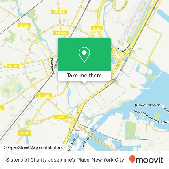 Mapa de Sister's of Charity Josephine's Place