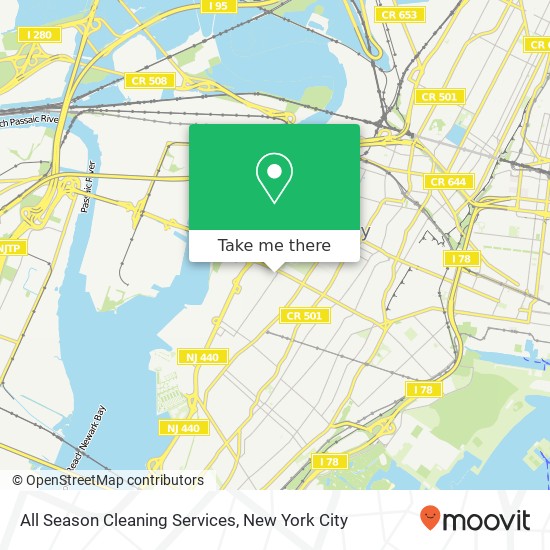 All Season Cleaning Services map